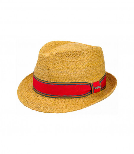 Trilby raffia yellow Stetson